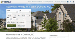 Desktop Screenshot of homesindurhamnc.com